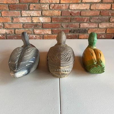 Lot of Decoy Duck Sculptures