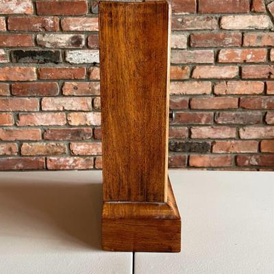 19th Century Antique Wood Framed Antique Rectangular Mantle Clock.