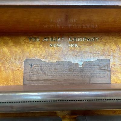 Aeolian Upright Player Piano "Pianola" - Wheelock.