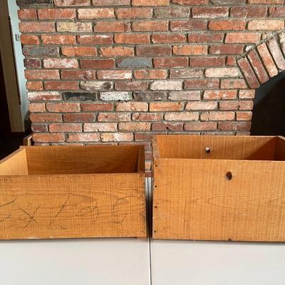 Vintage Wooden Produce Boxes