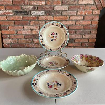Vintage Plates and Bowls