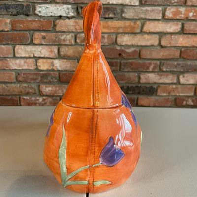 Vintage Ceramic Purse Handbag Cookie Jar