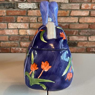Vintage Ceramic Purse Handbag Cookie Jar
