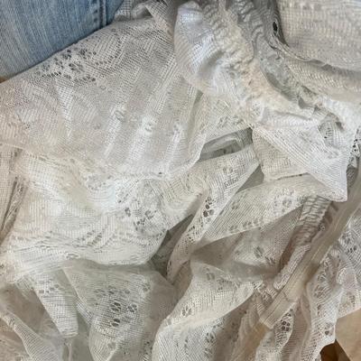 Queen bedding fitted sheet bedskirt