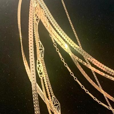 Huge 14k Gold Necklace Lot 48 grams!