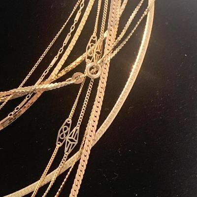 Huge 14k Gold Necklace Lot 48 grams!