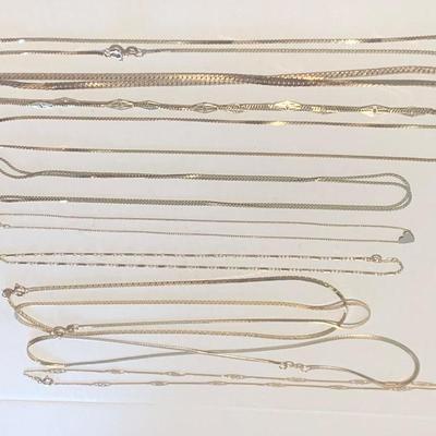 Huge 14k Gold Necklace Lot 48 grams!