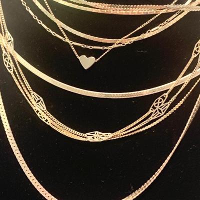 Huge 14k Gold Necklace Lot 48 grams!