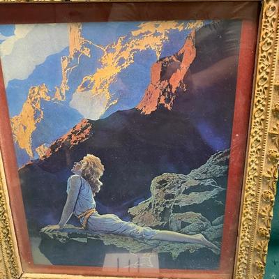 Vintage mayfield Parrish Print