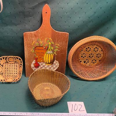 Metal Heart Basket and More