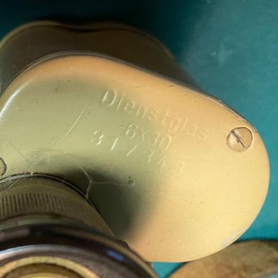 Vintage Dienstglass WWII German Field Binoculars
