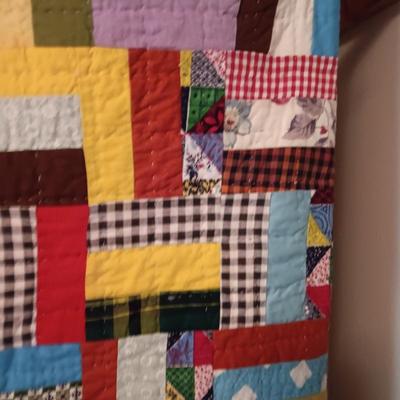 COLORFUL HANDMADE QUILT