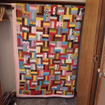 COLORFUL HANDMADE QUILT