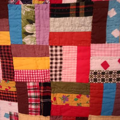 COLORFUL HANDMADE QUILT