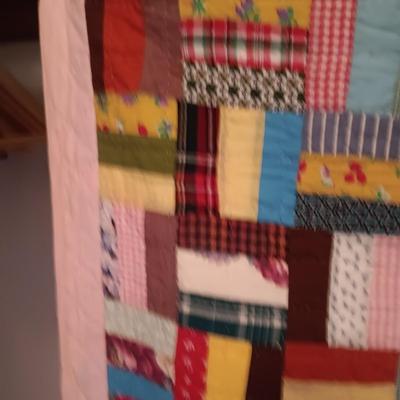 COLORFUL HANDMADE QUILT