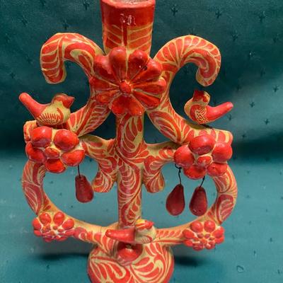 Vintage Mexican Folk Art Tree of Life