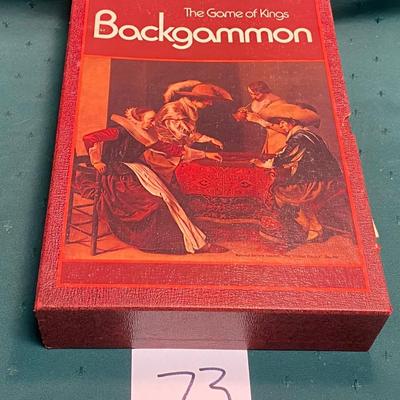 Vintage Backgammon Game