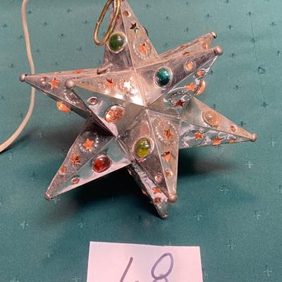 Vintage Mexican Folk Art Star Lantern