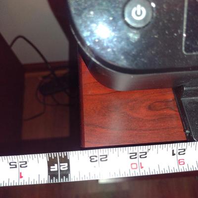 Wood Finish Two Drawer Filing Cabinet