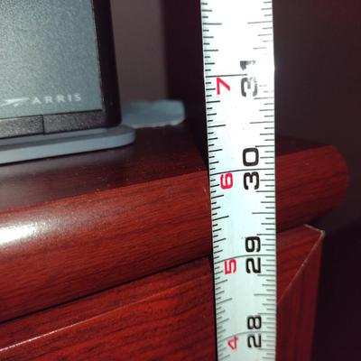 Wood Finish Two Drawer Filing Cabinet