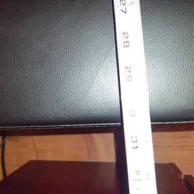 Storage Ottoman- Faux Leather Covering