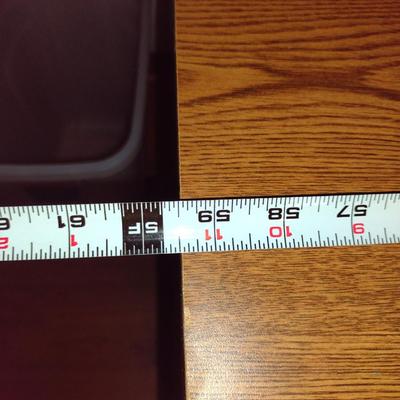 Laminate Wood Finish Desk- Approx 59 1/2" x 31" x 30" Tall