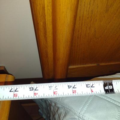 Lexington Solid Wood Headboard and Bed- King Size