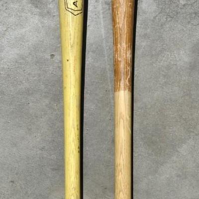 (2) Wooden Baseball Bats