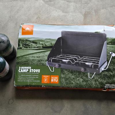 Ozark Trail 2 Burner Camp Stove & Propane