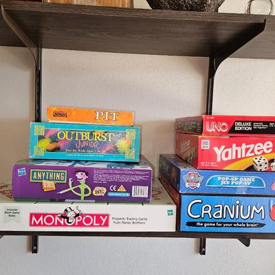 Vintage and contemporary board games