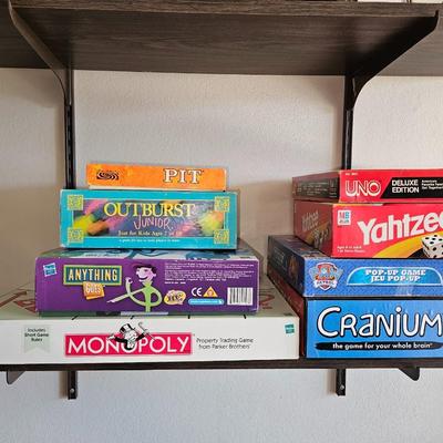 Vintage and contemporary board games