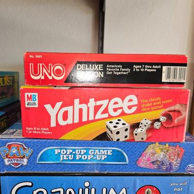 Vintage and contemporary board games