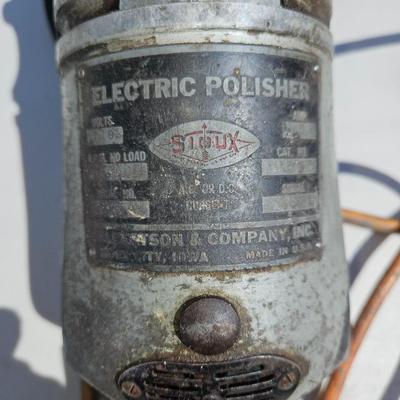Sioux Electric Polisher