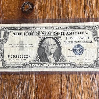 1957A One Dollar Silver Certificate