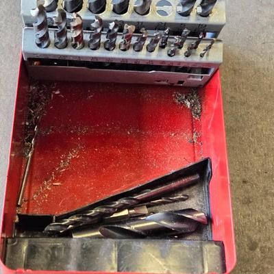 Drill Bits in Milwaukee Metal Case