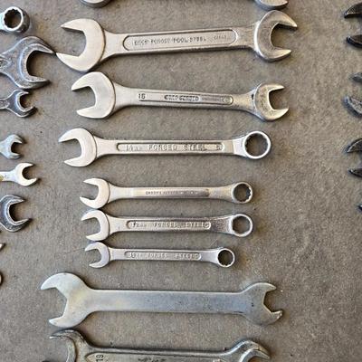 Large Lot of Mixed Brand Wrenches