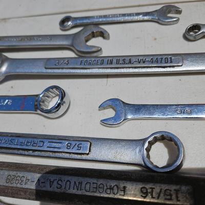 Lot of Assorted Vintage Combination Wrenches