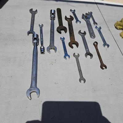 Vintage Wrenches of Various sizes