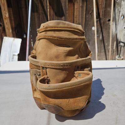 Mc Guire Nicholas Top Grain Raw hide Tool Pouch