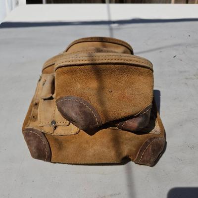 Mc Guire Nicholas Top Grain Raw hide Tool Pouch