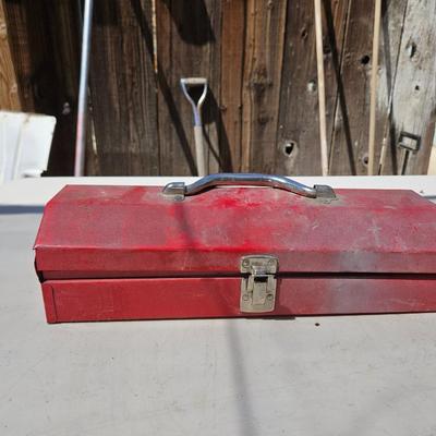 Tool Box with assorted tools