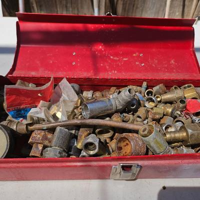 Tool Box with assorted tools