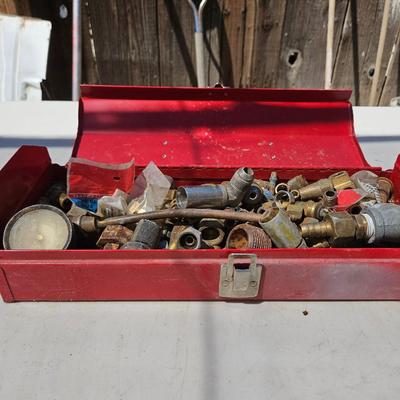 Tool Box with assorted tools