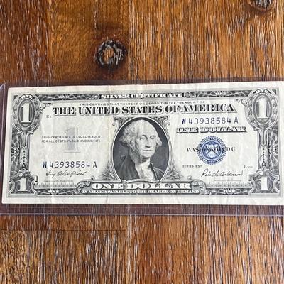 1957 One Dollar Silver Certificate