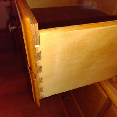 Lexington Solid Wood Stretch Dresser with 3 Panel Dressing Mirror