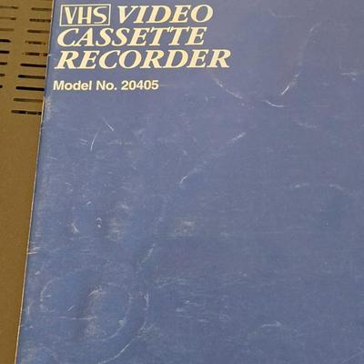 VHS with Manual