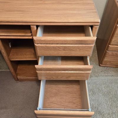 L Shape Wood Desk