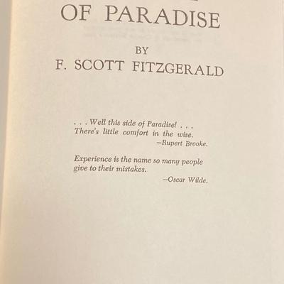Set Of F.Scott Fitzgerald Books