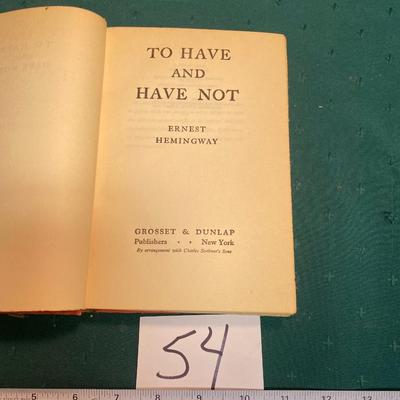 To Have And To Have Not