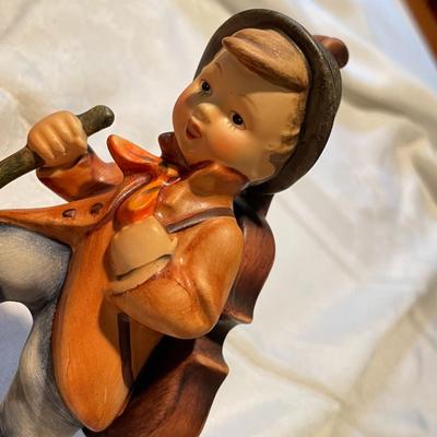 Vintage Goebel Hummel Figurines: "Little Cellist" and "Little Fiddler"